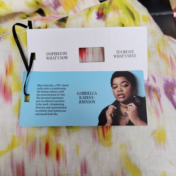 Linen Blend Dress One Shoulder | Future Collective | Small - Picture 8 of 11